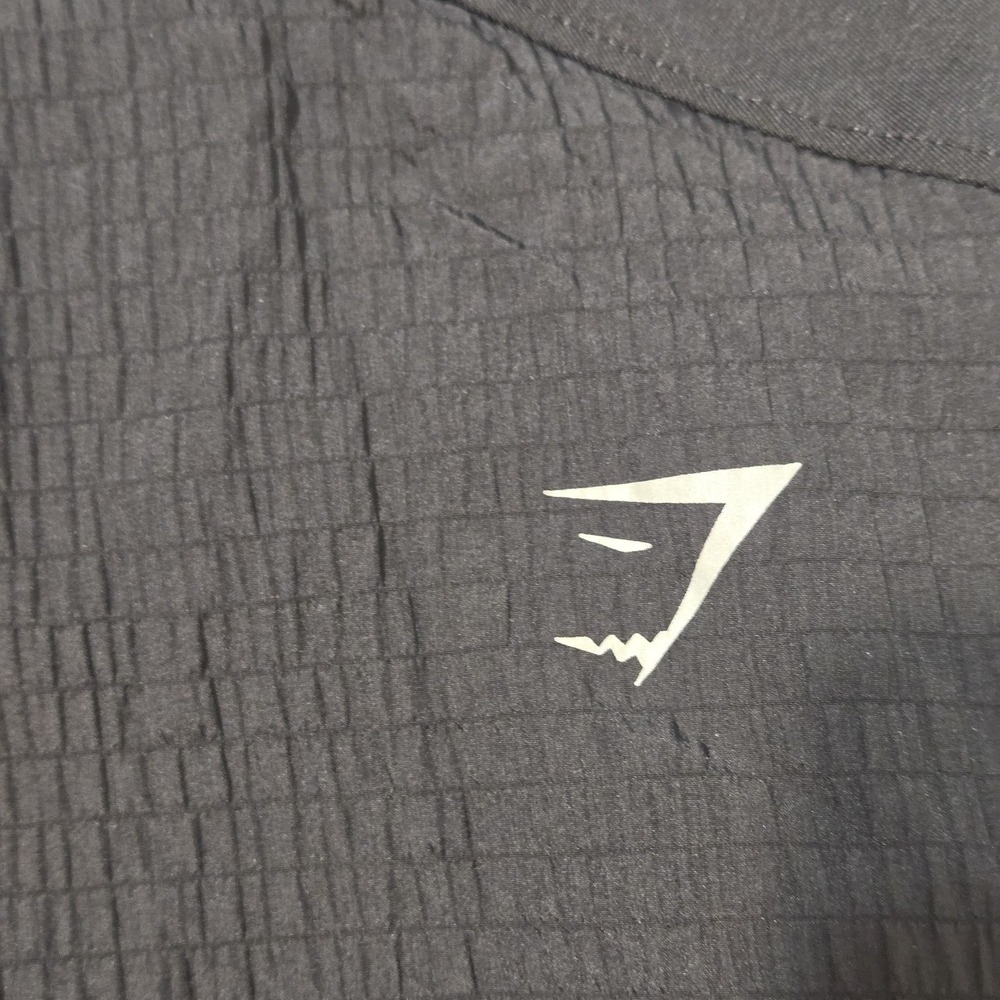 Gymshark Speed 2 In 1 Shorts With Attached Biker Shorts Drawstring Black Small - Picture 2 of 6